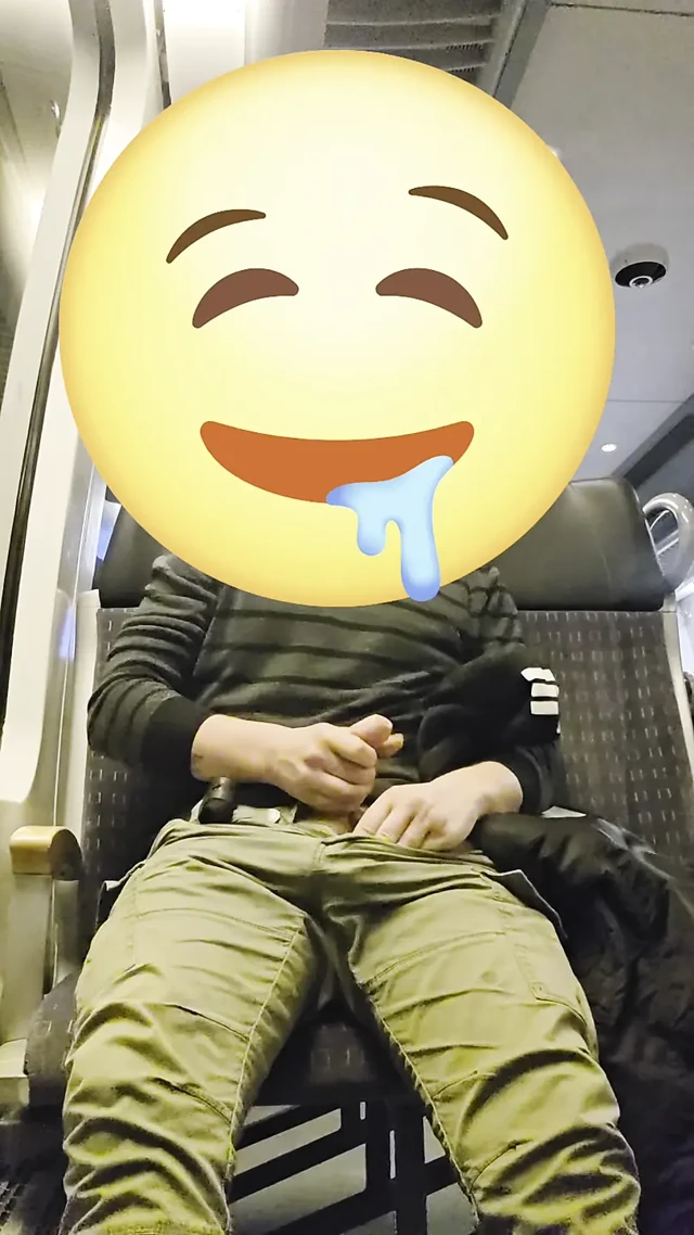 Im zug den Boden voll gewichst