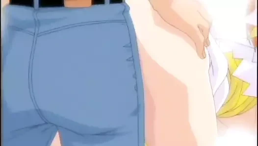 Seksi anime hizmetçi sert yarakla sikişiyor