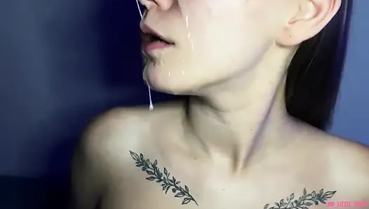 Please Cum on My Face! 15 Minutes Facial Compilation Vol. 2 - My Little Betsy