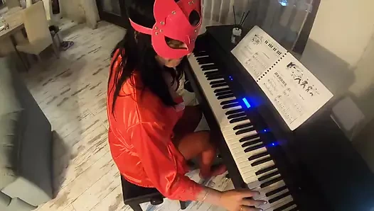 Orta yaşlı seksi kadıncalla'nın maceraları ep 96 ilk piyano dersi