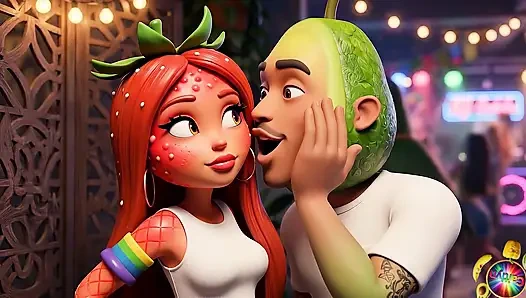 Bölüm 5 - sevimli çilek kız ve tatlı Avokado adam nazik anları paylaşıyor yapay zeka hentait