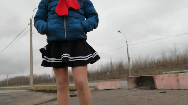 Rus crossdresser anna dışarıda