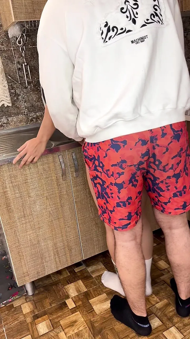 teasing Neighbor Boy Shows off His Smooth Sexy Body in Kitchen & Bathroom