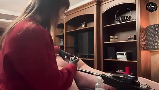 Domlady mia - köle için terör cezası - eğitim: göt sikiş makinesi tarafından sikiliyor - bölüm 3