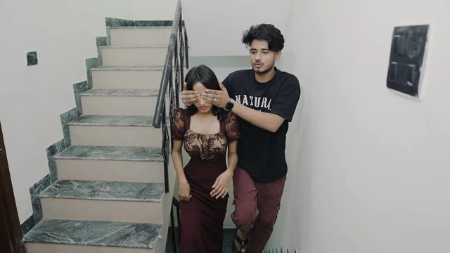 Koca Eşine Doğum Günü Romantik Zor Seks Veriyor, HD Net Ses
