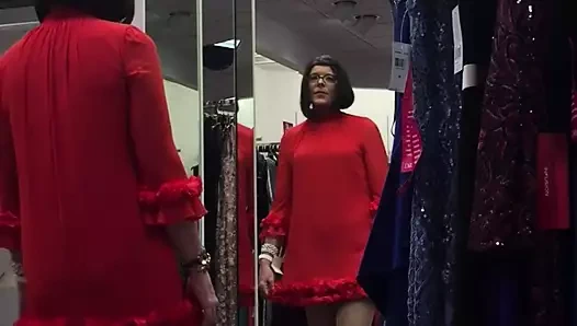 Çok tatlı turuncu elbise