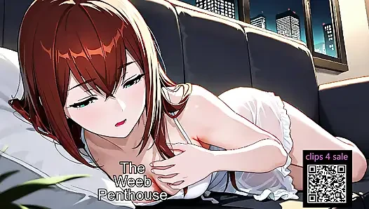 Makise kurisu - steins gate - bdsm kölesi