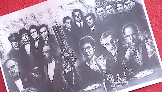 İki orta yaşlı seksi kadın lezbiyen bombaları yalıyor ve polisle sikişiyor