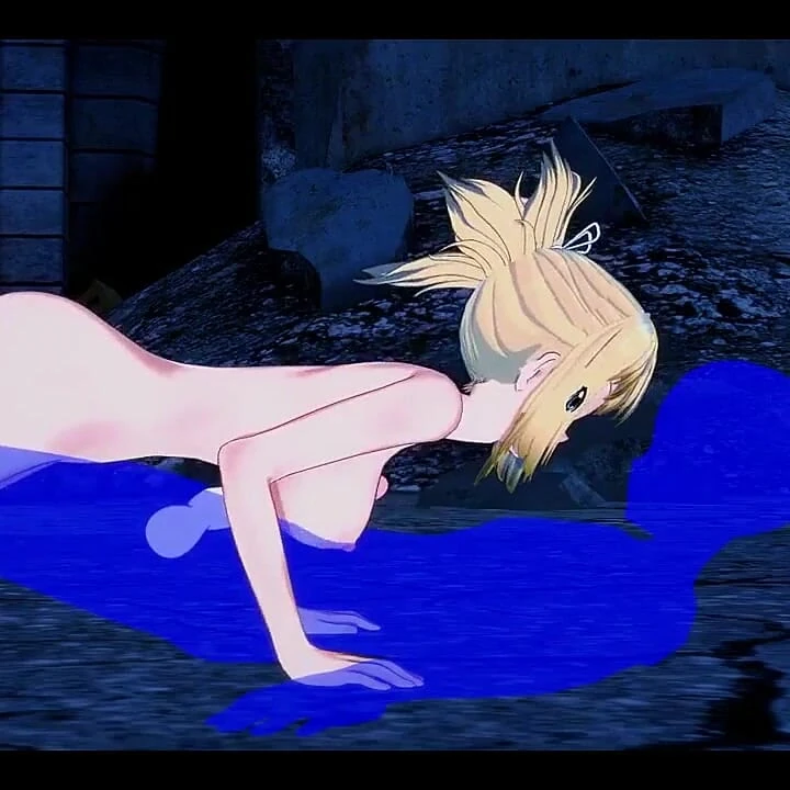 Dr stone hentai - kohaku göğüsle muamele ve elle muamele - Japon Asyalı manga anime oyunu porno