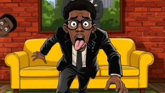 Married Housewife Loves Fucking Big Black Cocks While Her Husband Isn't Looking. Cartoon. Hentai