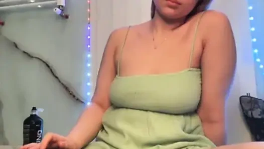 Jucielussie fingering tight pink pussy