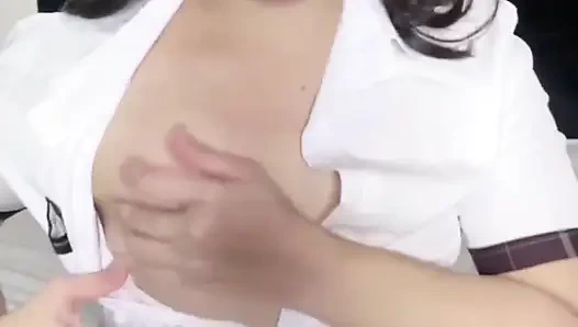 Üvey Babası Tarafından Sevişen Güzel Bir Kız