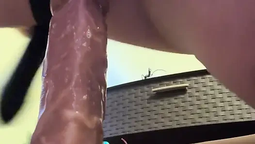 Islak amcık kalın yarakla doluyor