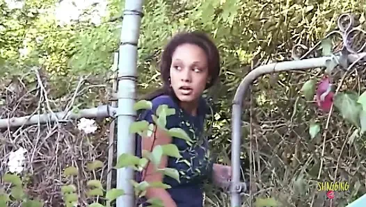 She snuck through to have lesbian sex with her best milf friend
