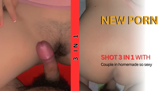 Ev yapımı çok seksi çiftle 1'de 3