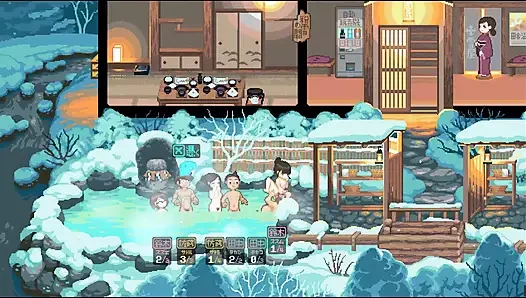 Yukiya kaplıca doğurganlık suları hentai oyunu ep.3 onsen gavat grup seks!