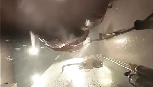 Banyo Altında Web Kamerası. Kız arkadaş duşta seksten sonra