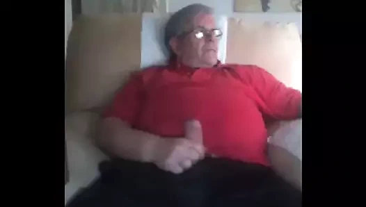 büyükbaba inme üzerinde cam(no cum)