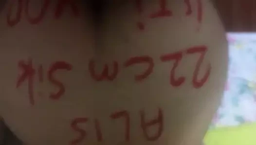 Alis 22 cm yarak istiyor