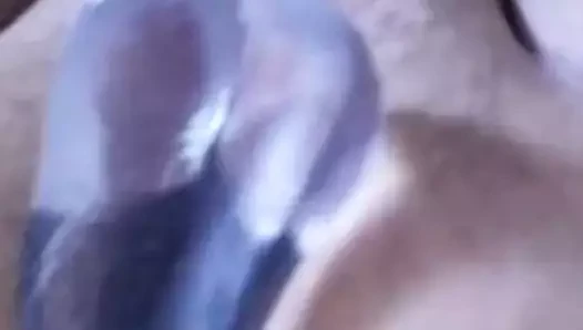 Kız arkadaşım onu ​​kedi ile oynuyor