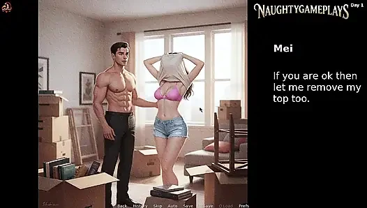 Wife's Dare Part 01 by Hot_scorpion - Married Couple Having Sex - 3D Game