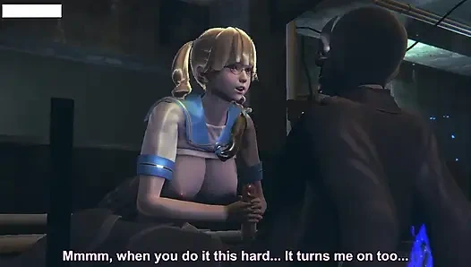Szellemlovas és buja diák. Hentai 10