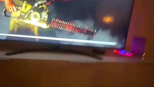 Azgın arkadaş komşum tarafından sikiliyor