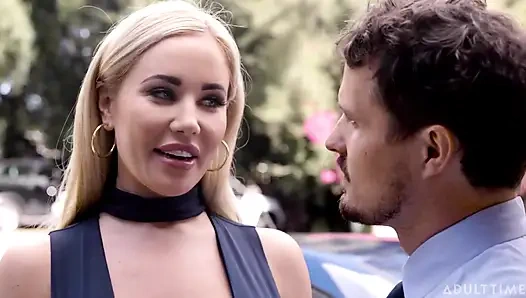 Adult Time - büyük memeli en iyi arkadaşlar Dee Williams ve Savannah Bond kocalarını paylaşıyor! Tam takas dörtlü!