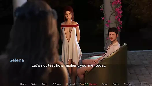 Ateşli ve tanrıça kızlarla şanslı oğlan üçlü seks - en iyi anlaşmam (yetişkin oyunu)