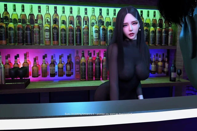 The Busty Bartender's Tempting Secret Service - 3D Animation 4K