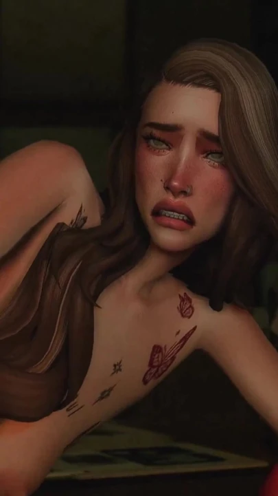 Zabieranie na biurko zdzirowatej bestfryfiki mojej przyrodniej córki - The sims 4 | Klip 1