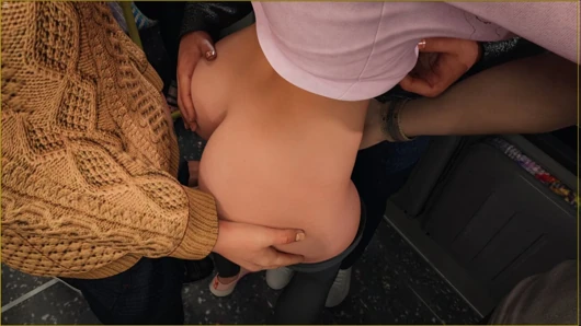 Yasmin halk otobüsünde bir grup yabancı tarafından sikiliyor