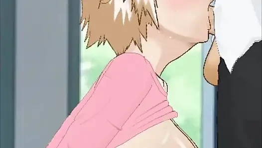 Mitsuki üvey oğluyla arkadaş olduğu için gırtlağını siktirerek ona teşekkür ediyor