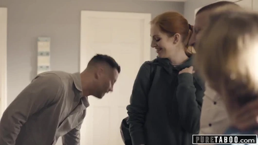 Saf tabu üvey anne-baba ve üvey kardeş hoşgeldin yeni kız kardeş