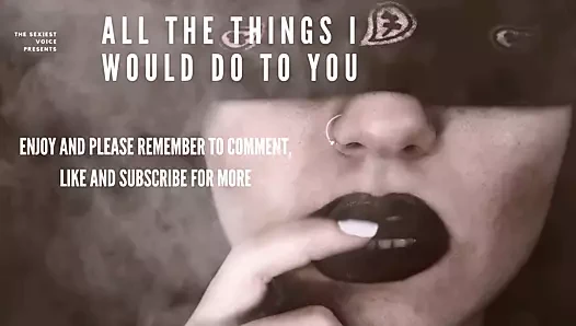 Sana yapacağım her şey - erotik ses, erotik