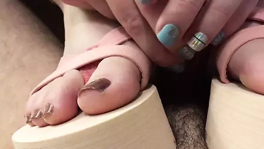 köle horoz üzerinde pedikür #4