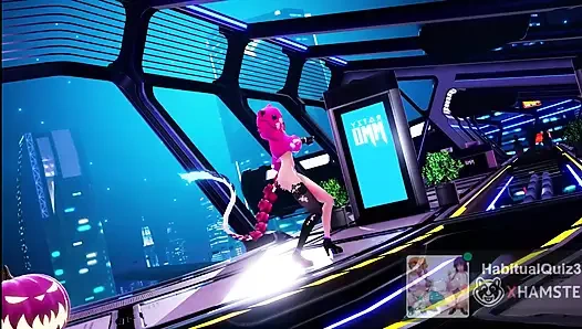 MMD R18 Pardofelis Любопытный Honkai Impact геймплей Ntr, глотание спермы, анальная жена, 3D хентай