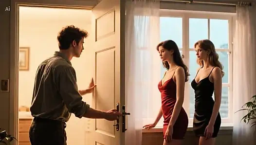 İki balerinle üçlü seks