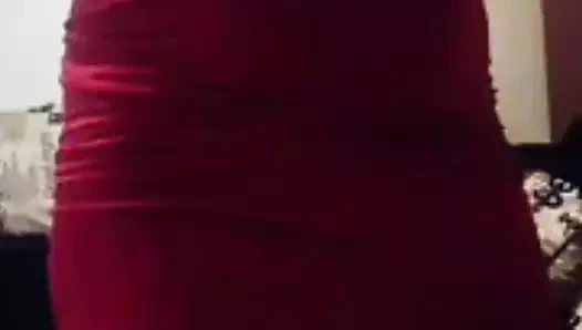 genç esmer dans ve gösterilen göğüsleri pt