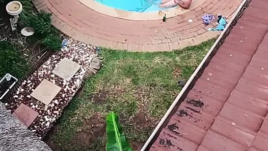 Drone'mla uçarken komşularımı sikişirken yakaladım