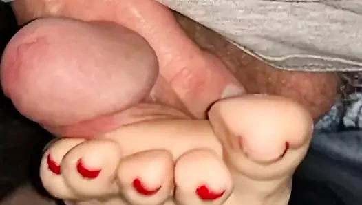 Wifes ayaklar ve ayak seviyor benim horoz