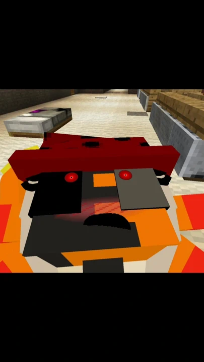 Clipsy'nin Jenny Mod FNAF versiyonunda Minecraft'ta küçük bir gösteri