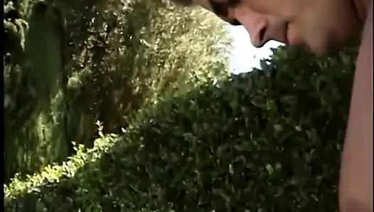 Sexy Blonde Teen Loves Getting Her Pussy Fucked in the Garden Recliner Chair