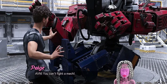 Uzayda mahsur kaldı - yarı robot bir kızla flört ediyor
