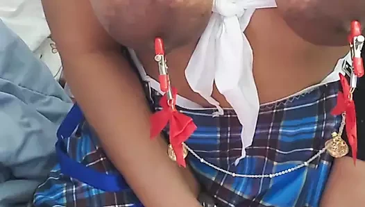 Riding a Back Massager ❤️