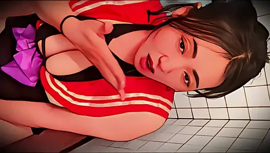 Denizci Sumomo Sun'a afrodizyak sperm enjekte ediyor.