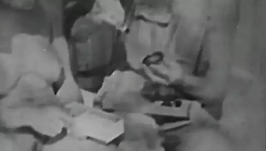 Hillbilly iri parça sikikleri onun yeni kız arkadaşı (1930s vintage)