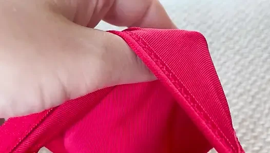 She start to play near mirror and dont stop until have orgasm