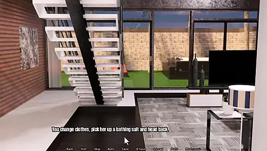 Büyükannenin evi: Ona masaj yaptım ve göğüslerine dokundum.