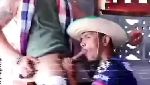 en el campo
